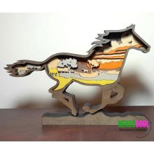 Többrétegű vágtázó ló, musztáng