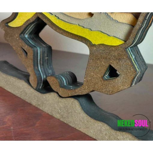 Többrétegű vágtázó ló, musztáng