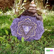 Ágjá-Homlokcsakra csakra mandala