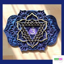 Ágjá-Homlokcsakra csakra mandala