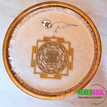Sri yantra függődísz