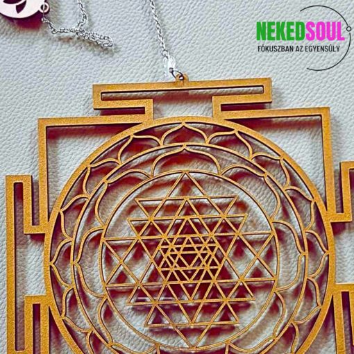 Sri yantra függődísz