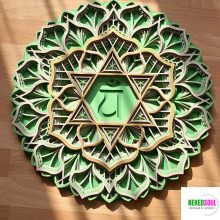 Anáhata-Szívcsakra csakra mandala