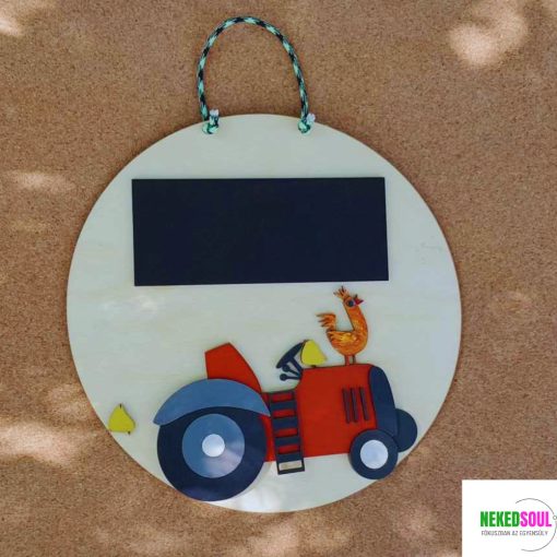 Traktoros Névtábla